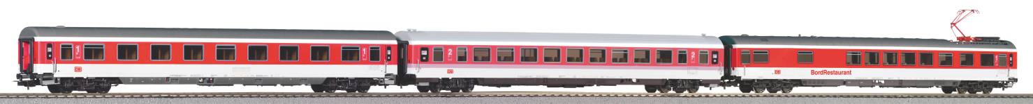 PIKO 58248 - H0 - 3-tlg. Personenwagen-Set IC 602 Gorch Fock #1, DB AG, Ep. V